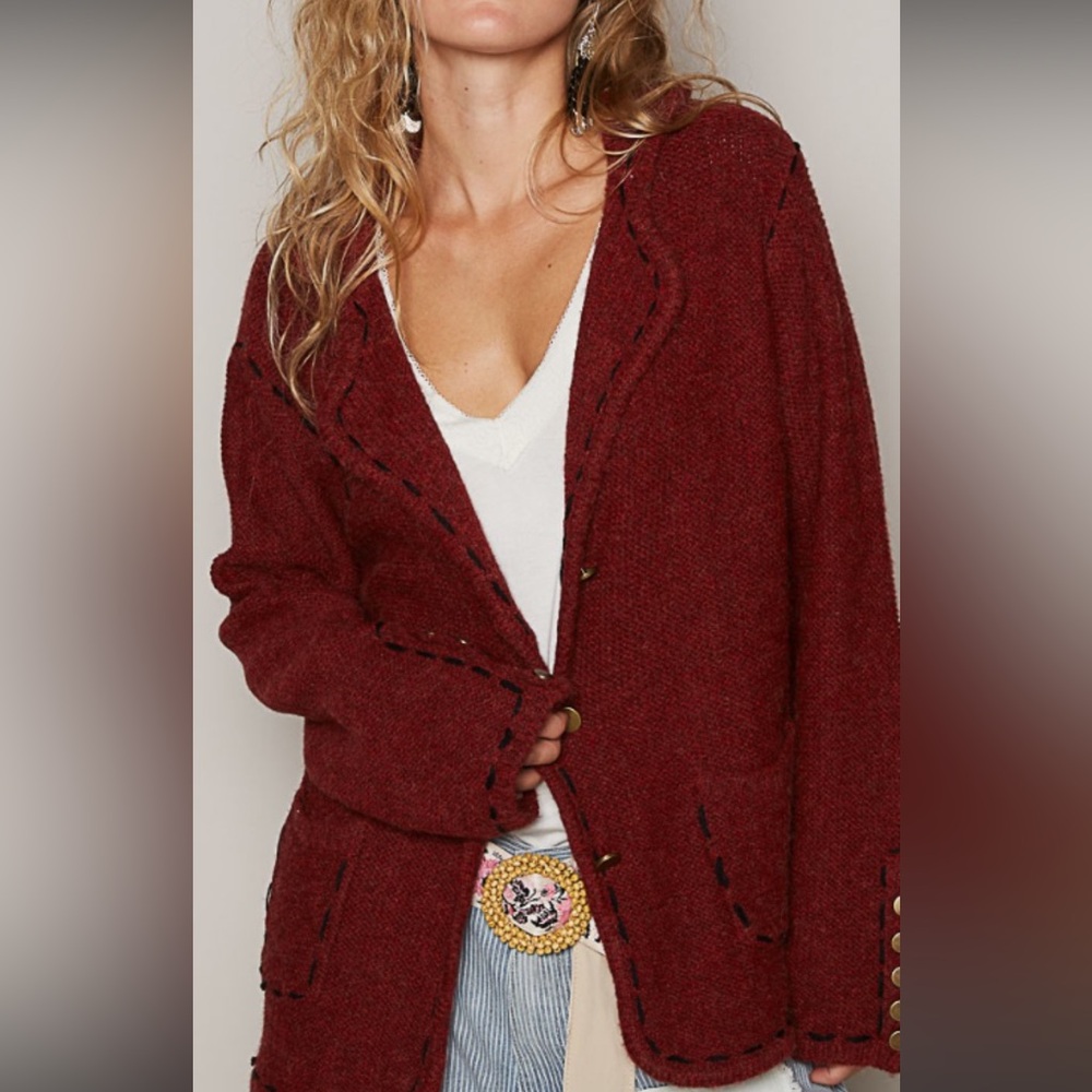 POL Knit Sweater Cardigan